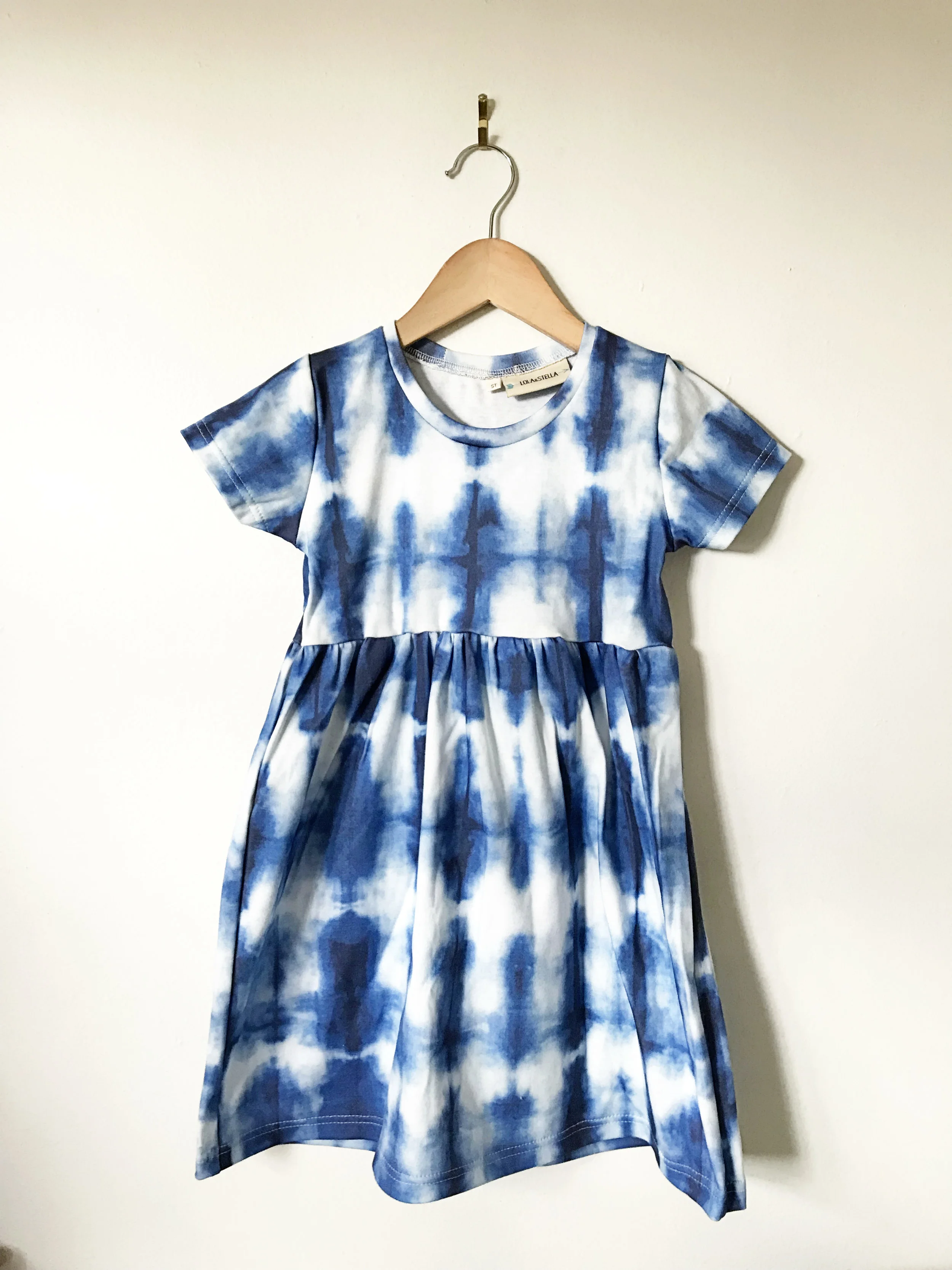 ワンピース Shibori Tie-Dyed Cotton Jersey Dress Mame Kurogouchi ​/ 新作アイテム入荷 “”Shibori” Tie-Dyed